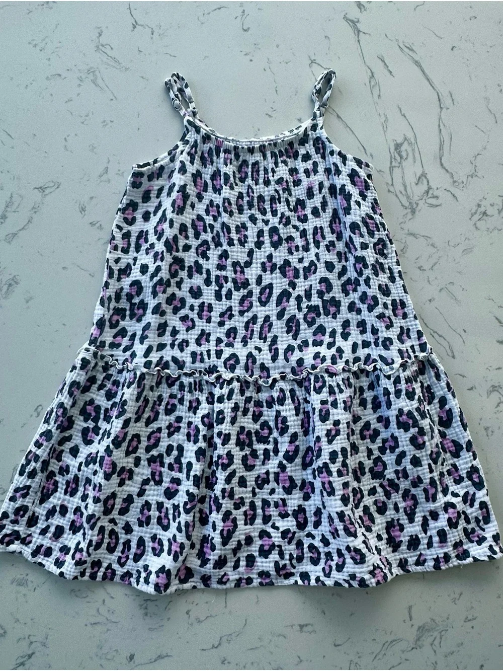 Grayson Threads Pink & Black Leopard Print Girls' Sundress